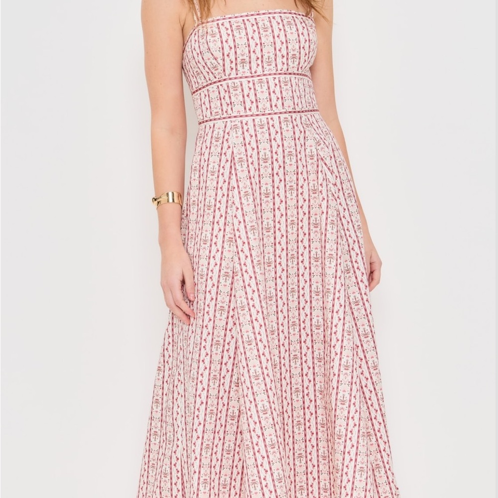 Hill House Home The Margot Dress in Pink Emma Stripe